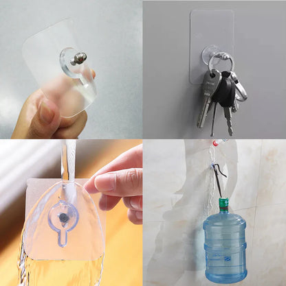 Reusable Multipurpose Adhesive Wall Hooks