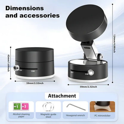 Vacuum Magnetic Suction Phone Holder
