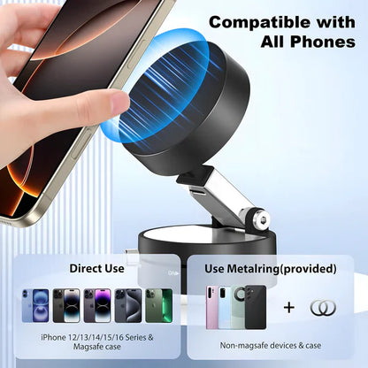 Vacuum Magnetic Suction Phone Holder