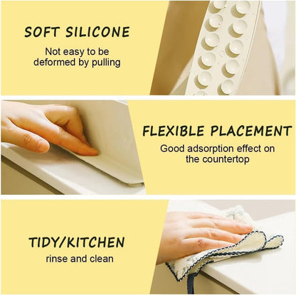 Sink Splash Guard | Flexible Silicone | Keeps Counters Dry & Clean ( pack of 2 ) BUY 1 GET 1 FREE