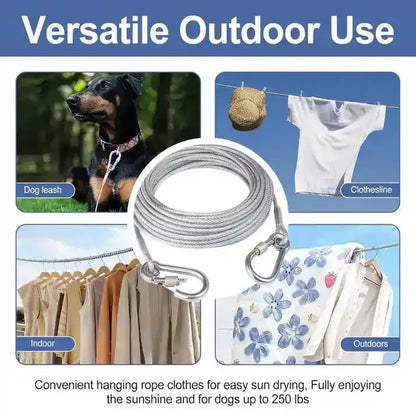 Multipurpose Heavy Duty Stainless Steel Clothes Drying Rope