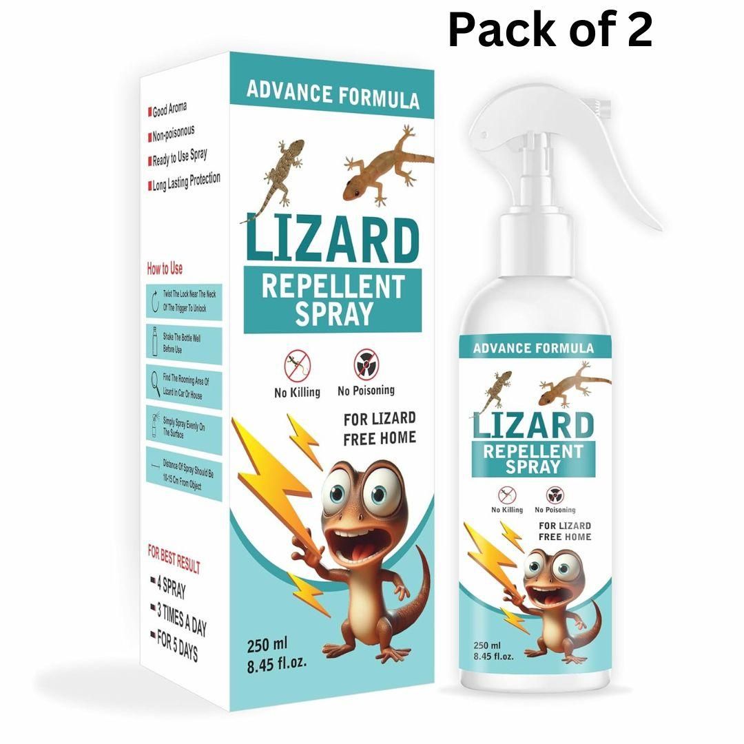 Lizard Mite & Insects Repellent Spray - Pack of 2 (Buy 1 Get 1 Free)