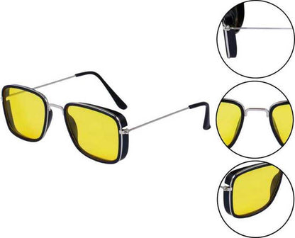 Unisex Free Size Retro Square Sunglasses