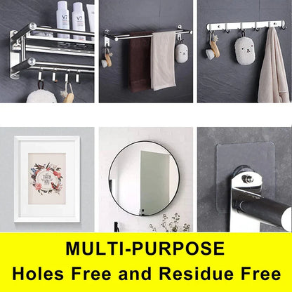 Reusable Multipurpose Adhesive Wall Hooks