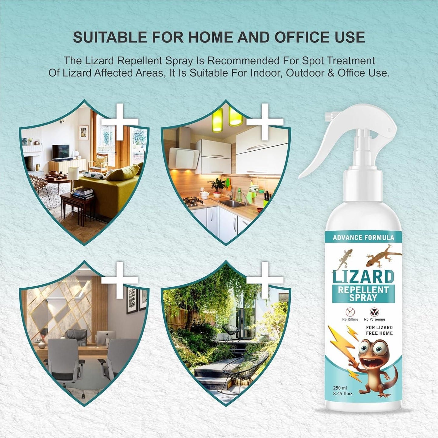 Lizard Mite & Insects Repellent Spray - Pack of 2 (Buy 1 Get 1 Free)