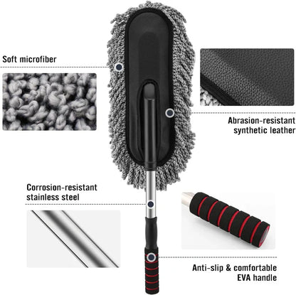 Buy Extendable Microfiber Cleaning Brush And Get Car Detailing Brush and Windshield Cleaning Tablets Worth Rs. 599/- FREE!! Newyear Offer