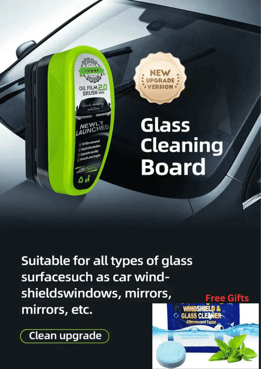 Car Oil Film Windshield Glass Cleaner.
