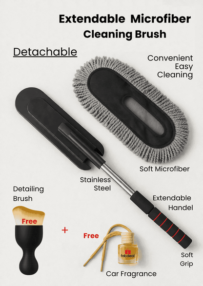 360° Extendable Microfiber Car Duster – Clean Faster, Reach Further Free Gifts Included Worth Rs. 599/- FREE!!