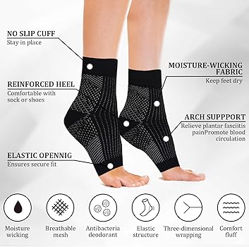 Neuropathy Orthopedic Compression Socks for Foot Pain & Swelling Relief