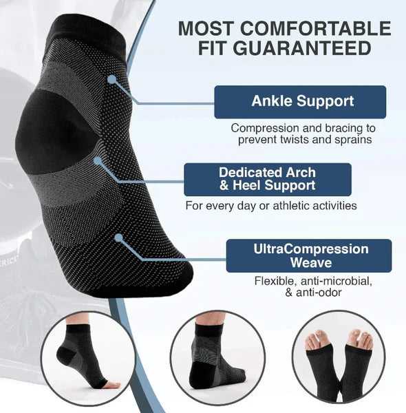 Neuropathy Orthopedic Compression Socks for Foot Pain & Swelling Relief