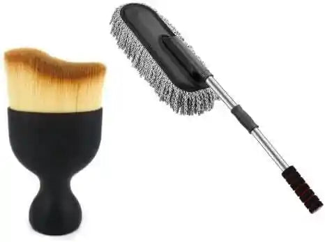 Buy Extendable Microfiber Cleaning Brush And Get Car Detailing Brush and Windshield Cleaning Tablets Worth Rs. 599/- FREE.