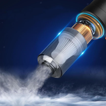 Black 3 In 1 High Power Handheld Mini Car Vacuum Cleaner