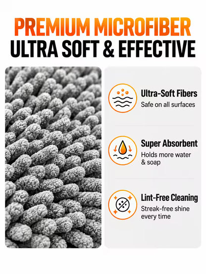 360° Extendable Microfiber Car Duster – Long Reach Cleaning Brush